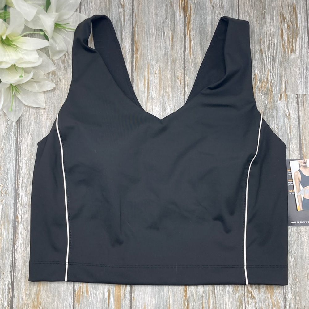 Women's Active Sports Piped Bra Tank Top & Leggings 2-Piece Size L - Picture 2 of 14